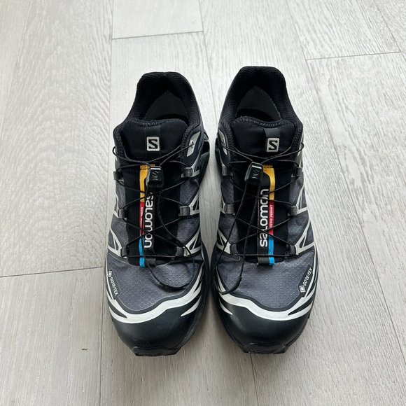 Salomon Shoes - Salomon XT 6 Goretex Black and Gray Size 9